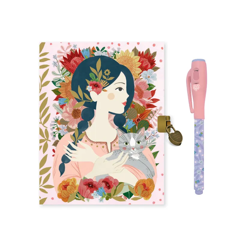 Oana Secret Notebook with Magic Pen, Djeco