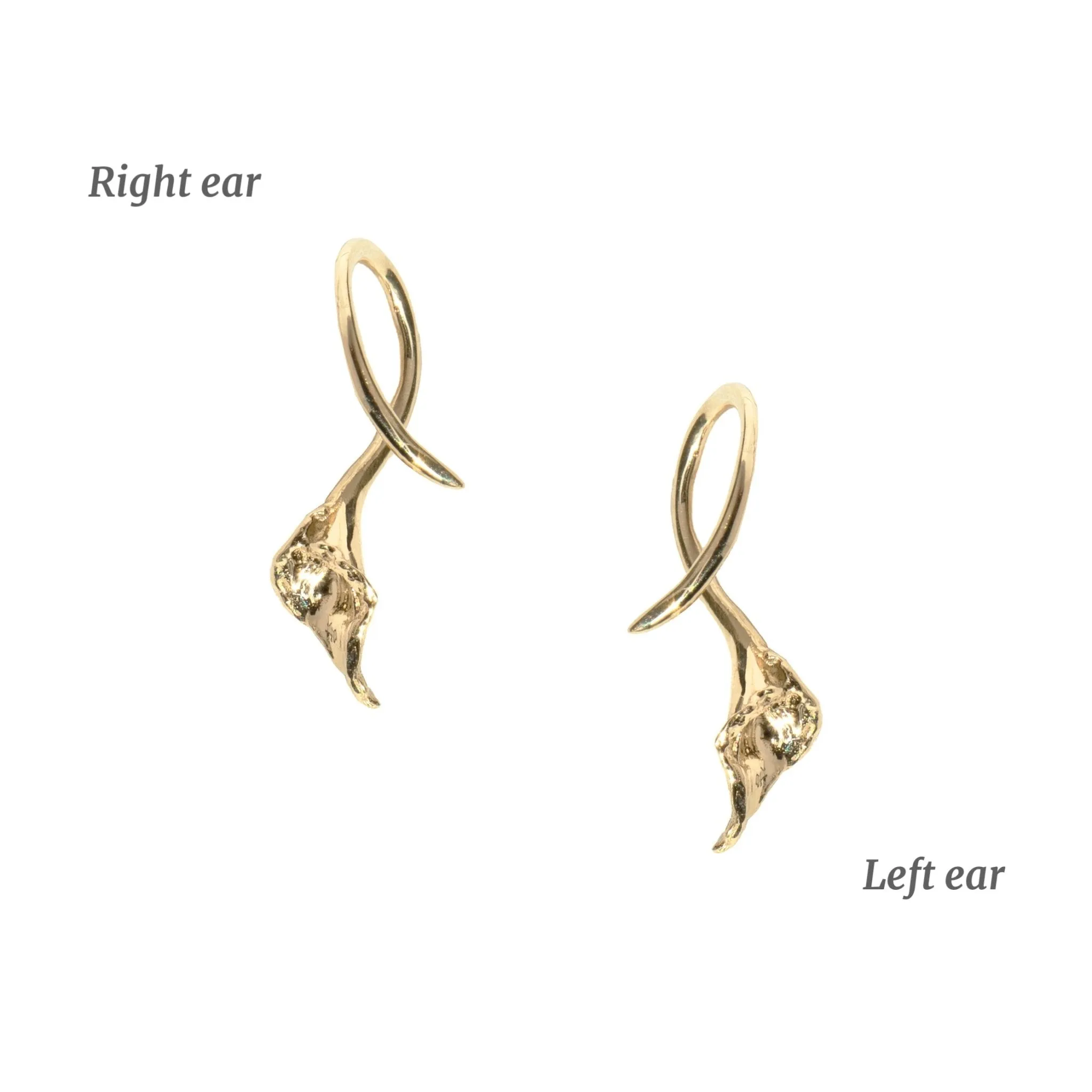 Pearl Calla Lily Earring