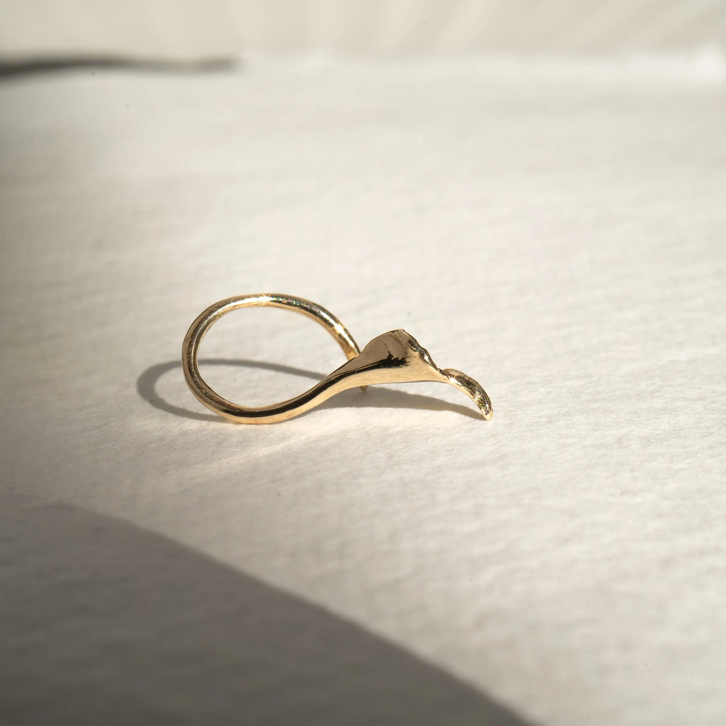 Pearl Calla Lily Earring