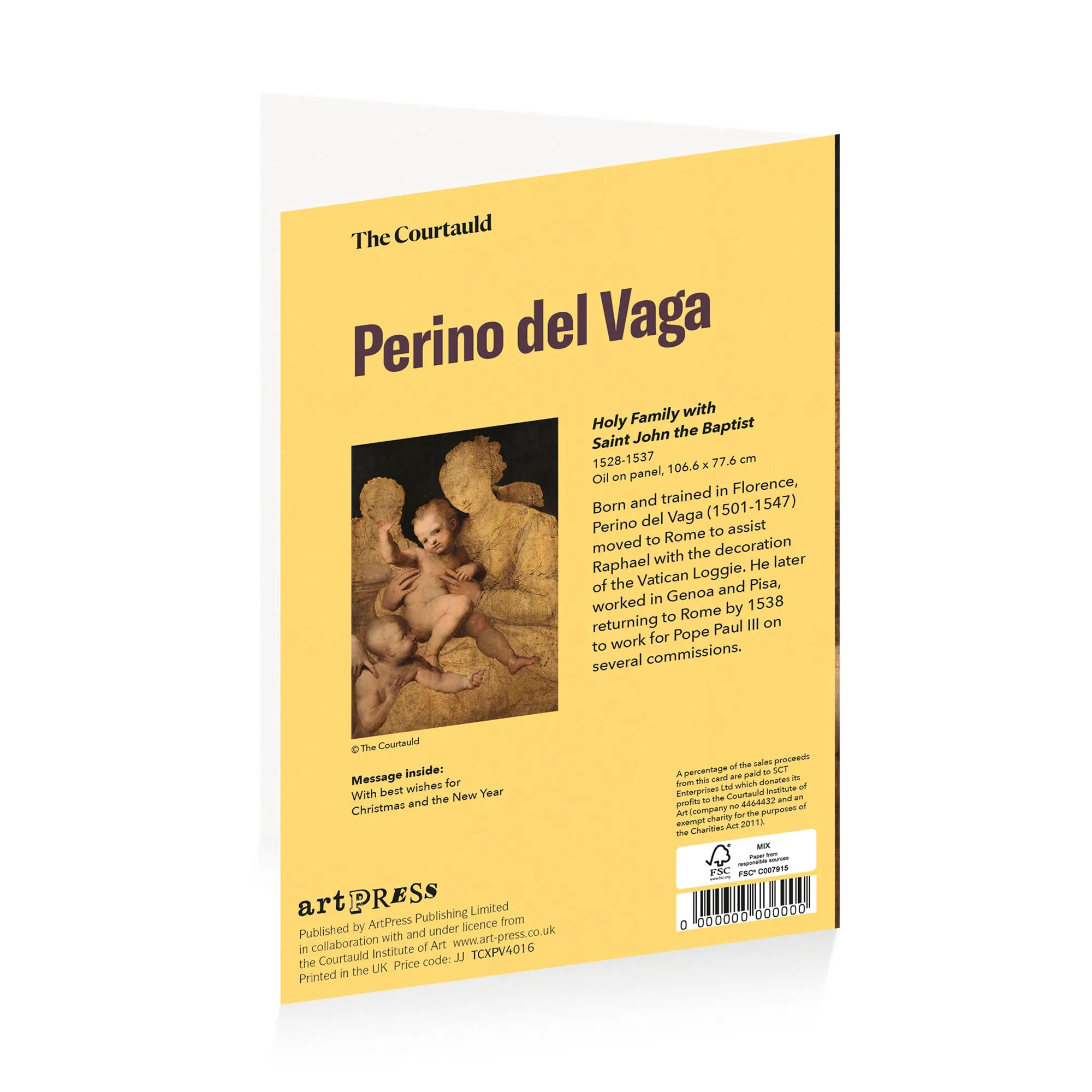 Perino del Vaga Xmas Wallet