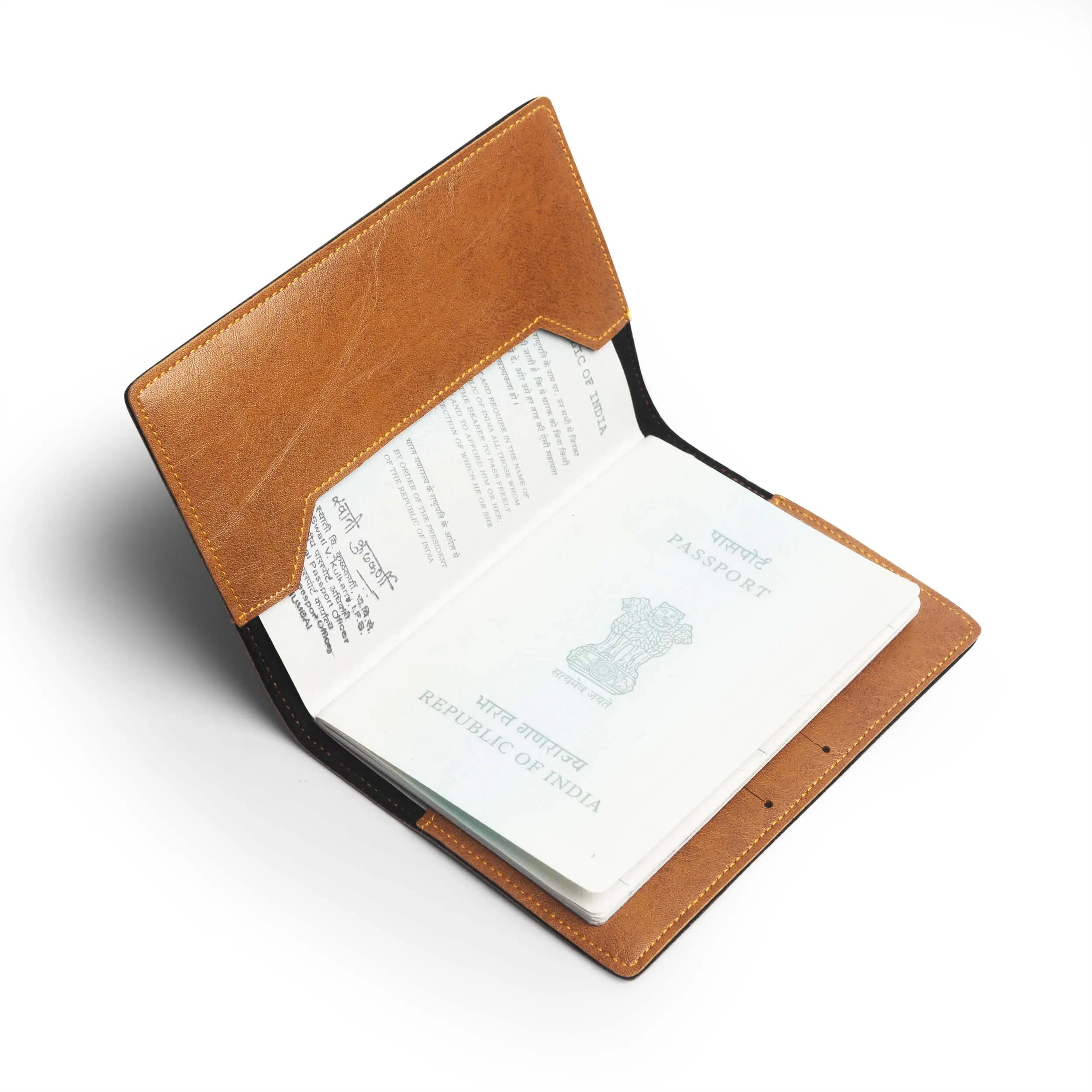 Personalized Passport Cover - Tan