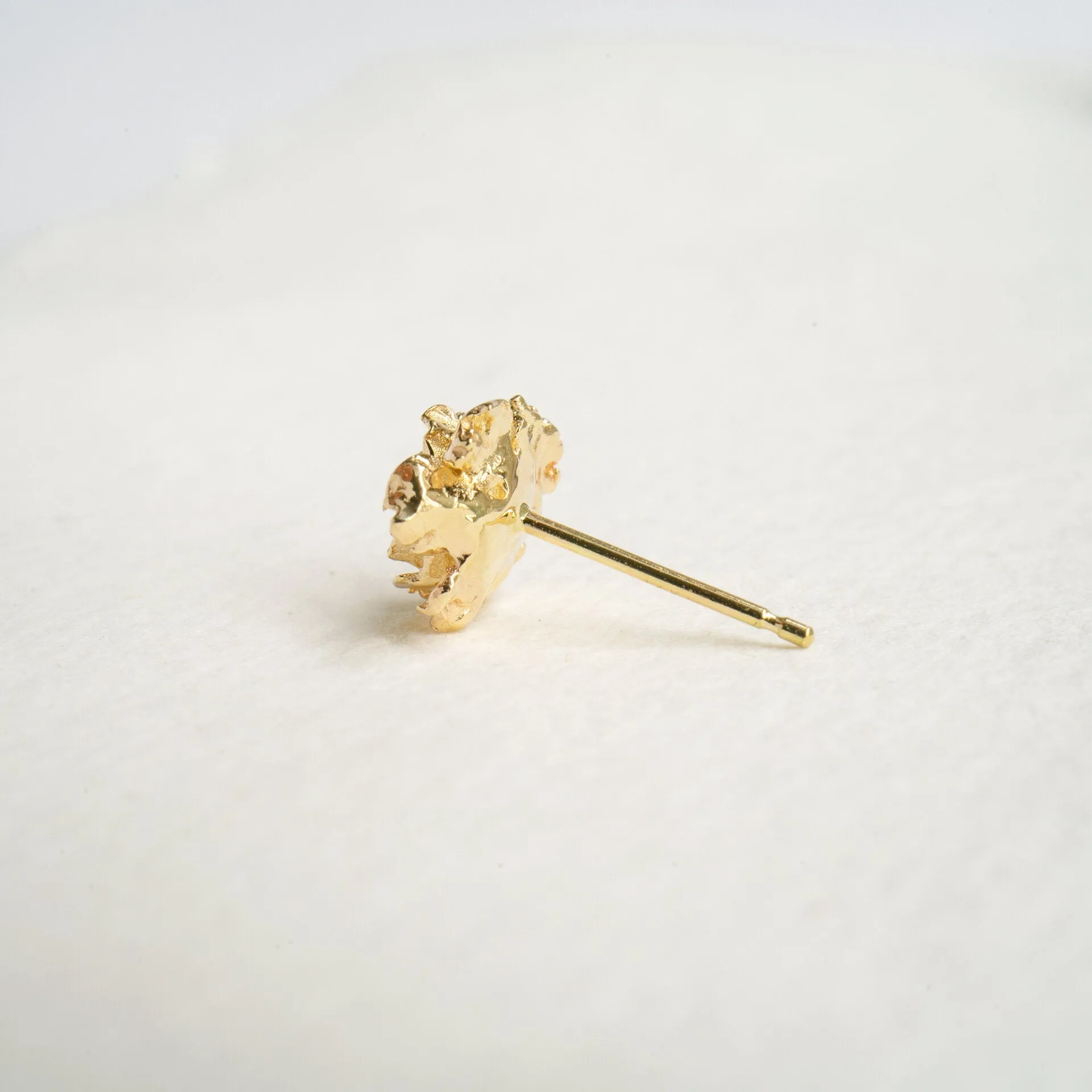 Pink Sapphire Peony Earring