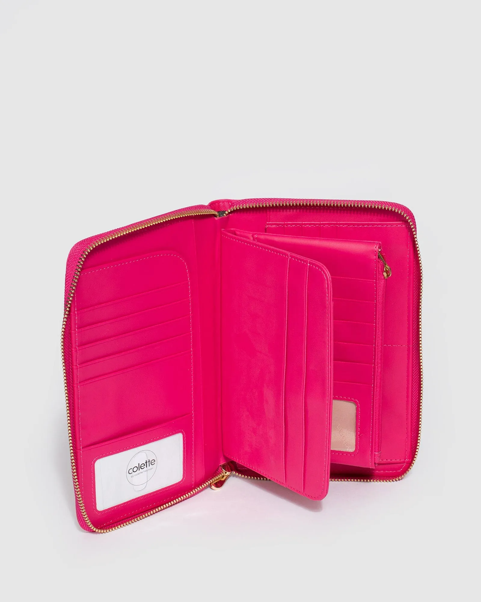 Print Talissa Plain Travel Wallet
