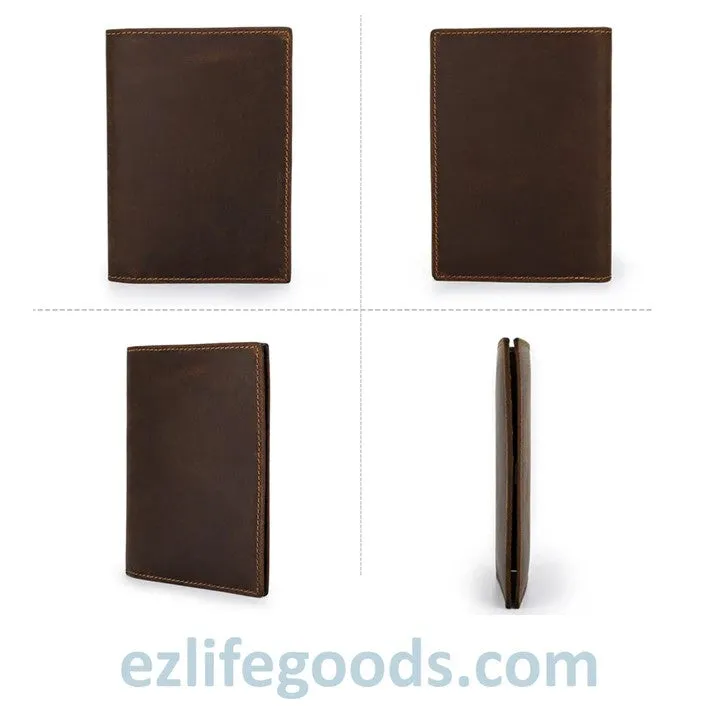 Rfid Protected Wallet| Passport Cover & Cardholder Wallet|Leather Passport Holder Travel Wallet