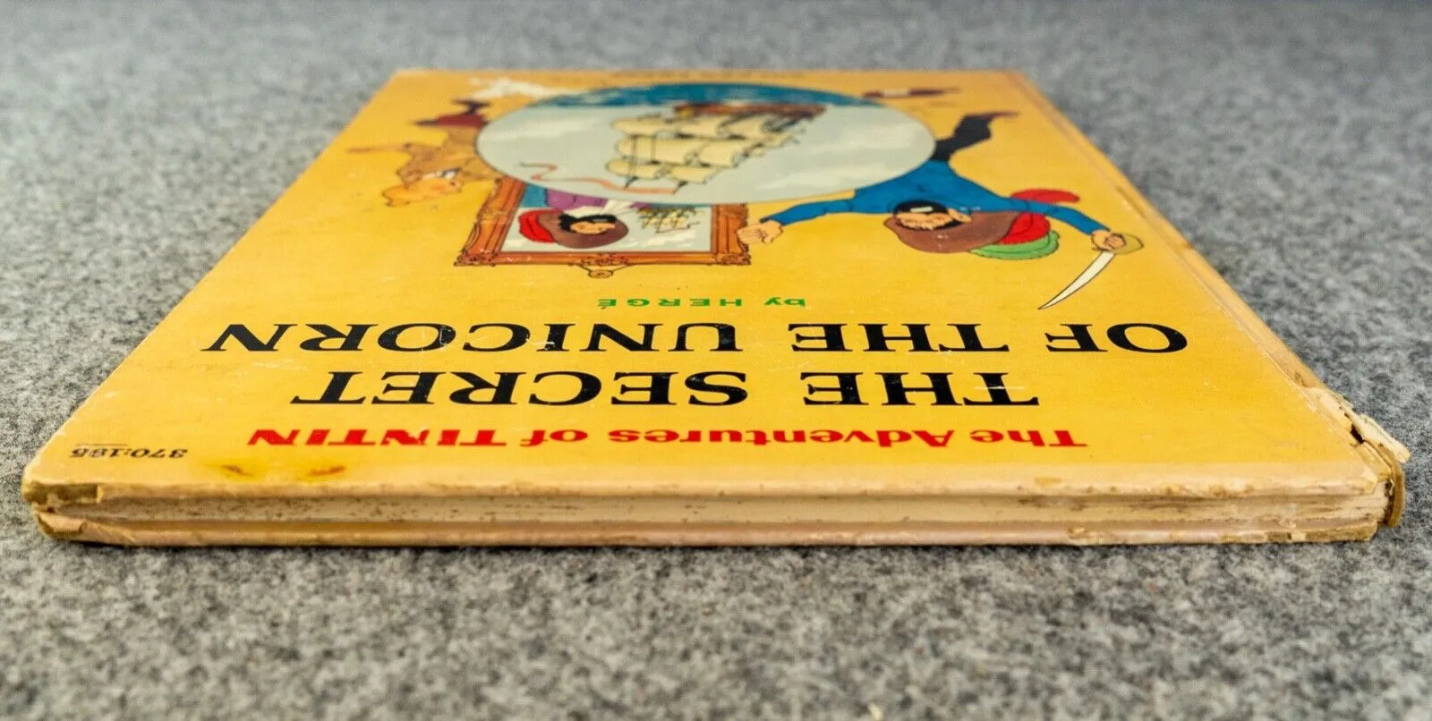 SECRET OF THE UNICORN Golden Press 1959 1st USA Edition Hardback Tintin book by Herge