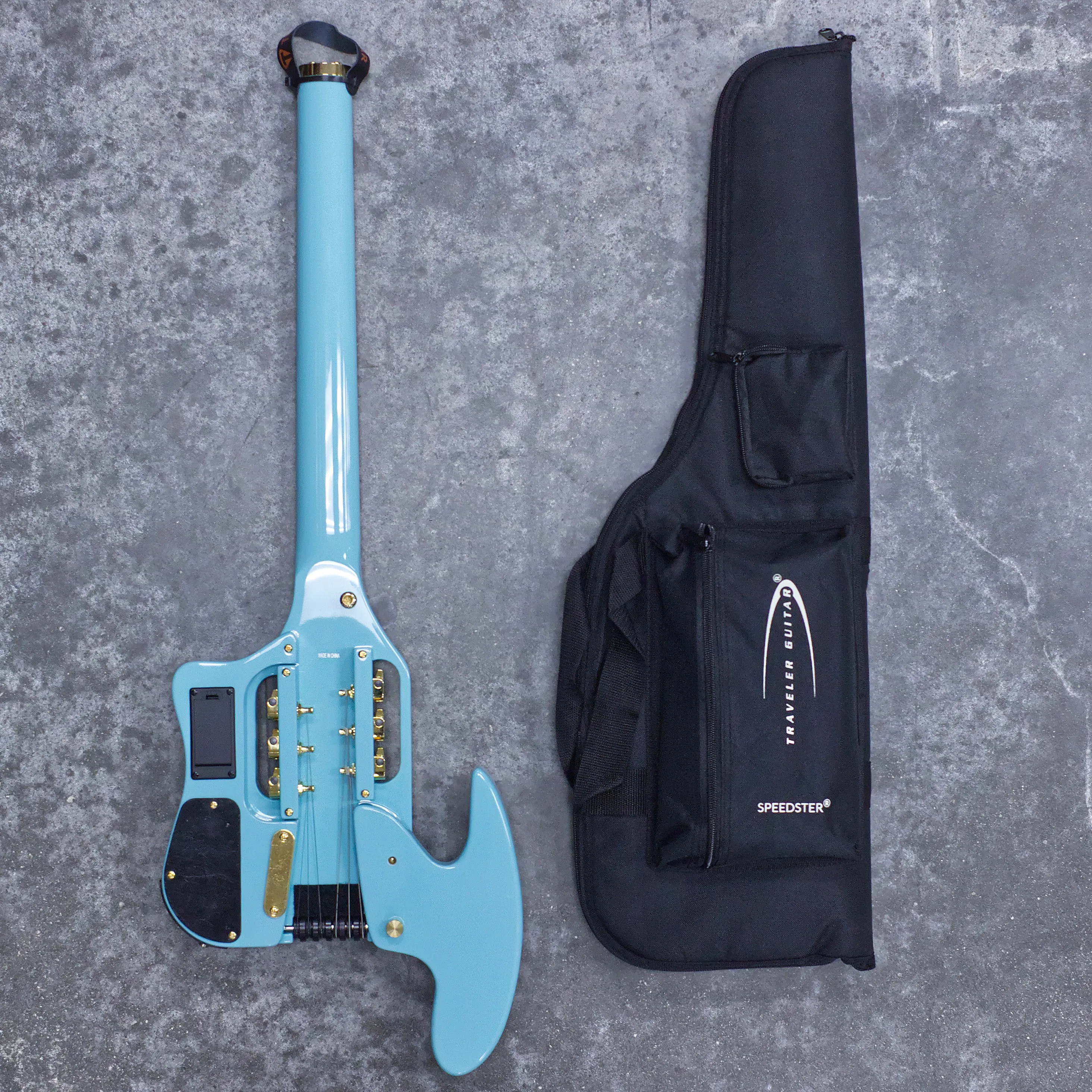 Speedster Deluxe Mod Shop (Classic Blue/ Gold Hardware)