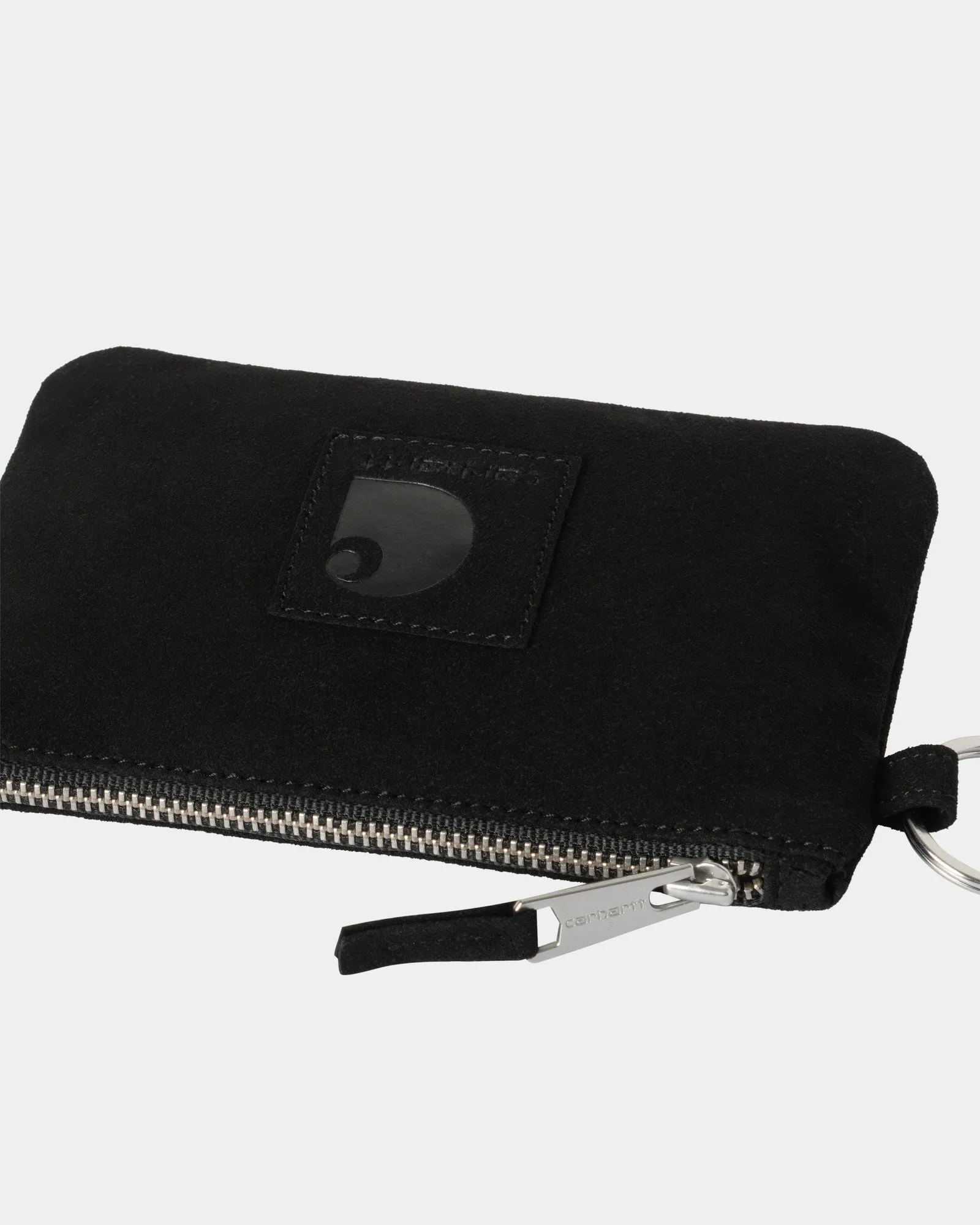 Suede Zip Wallet | Black