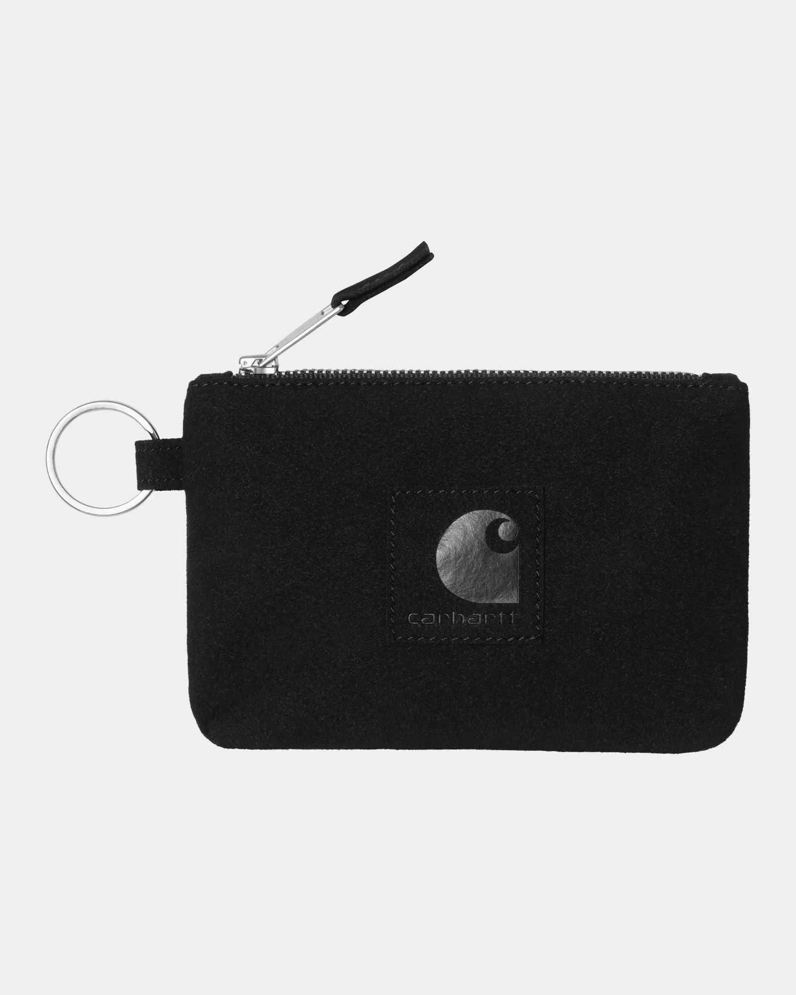 Suede Zip Wallet | Black