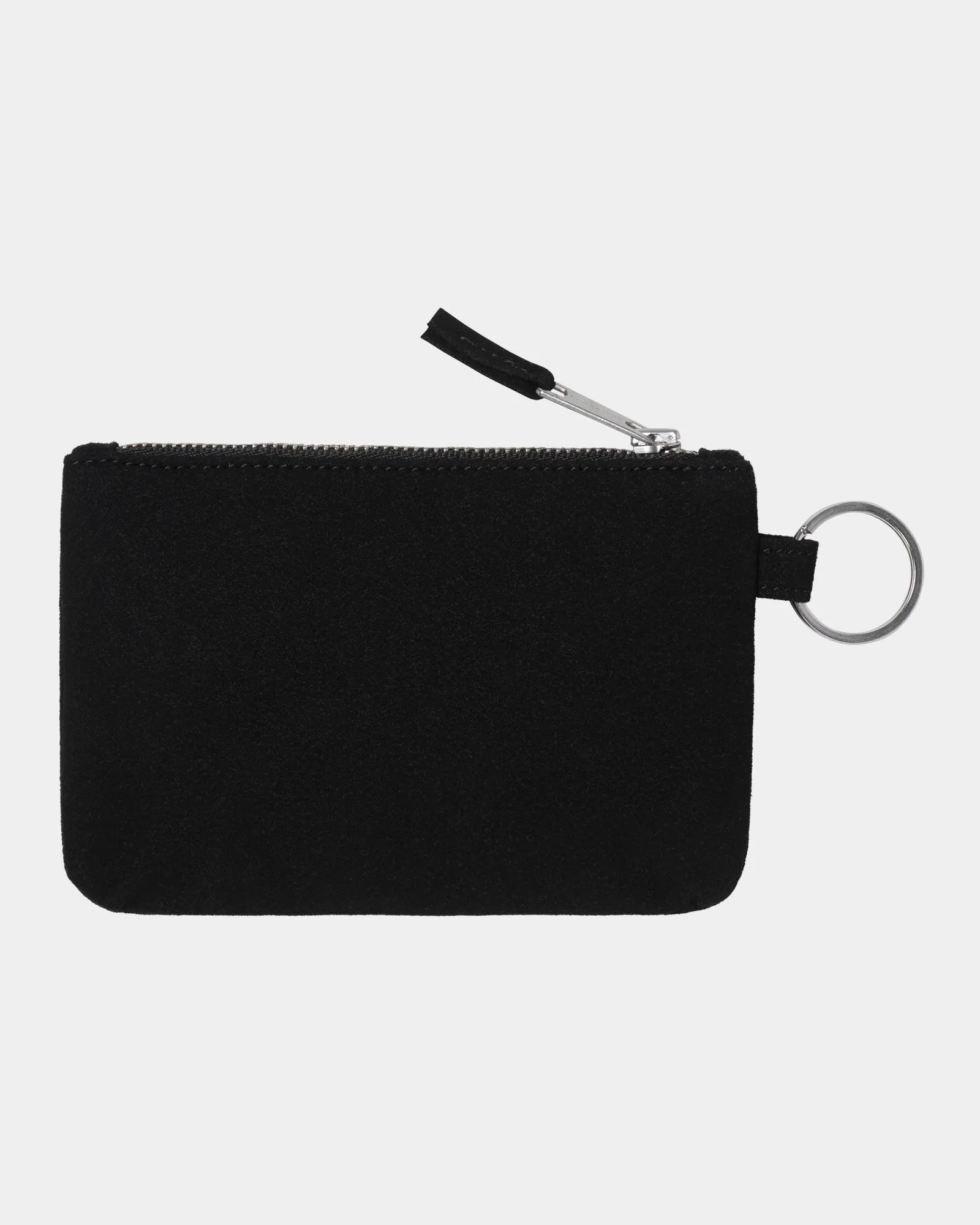 Suede Zip Wallet | Black
