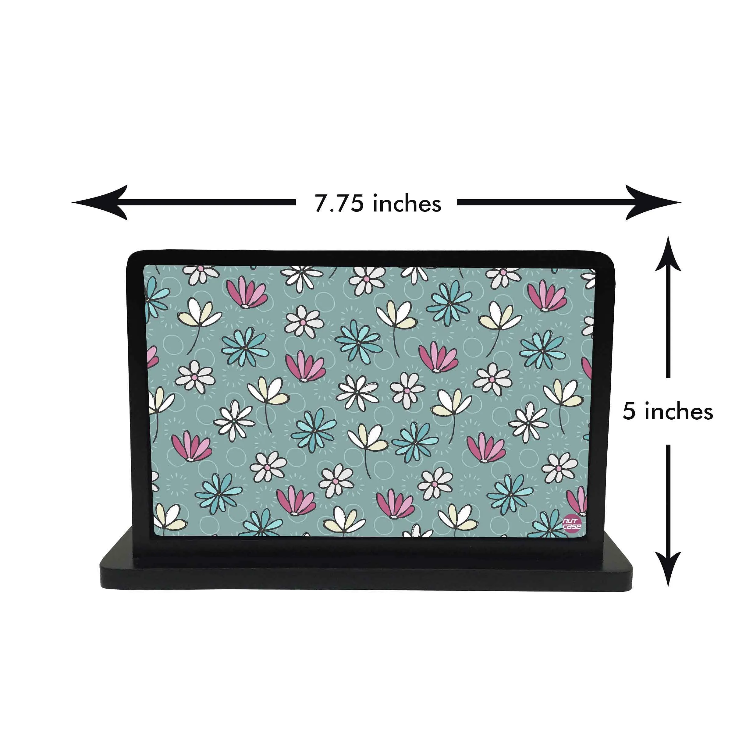 Tissue Holder Paper Napkin Stand -  VINTAGE FLOWER PATTERN