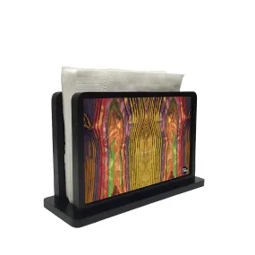 Tissue Holder Paper Napkin Stand - Wood Pattern