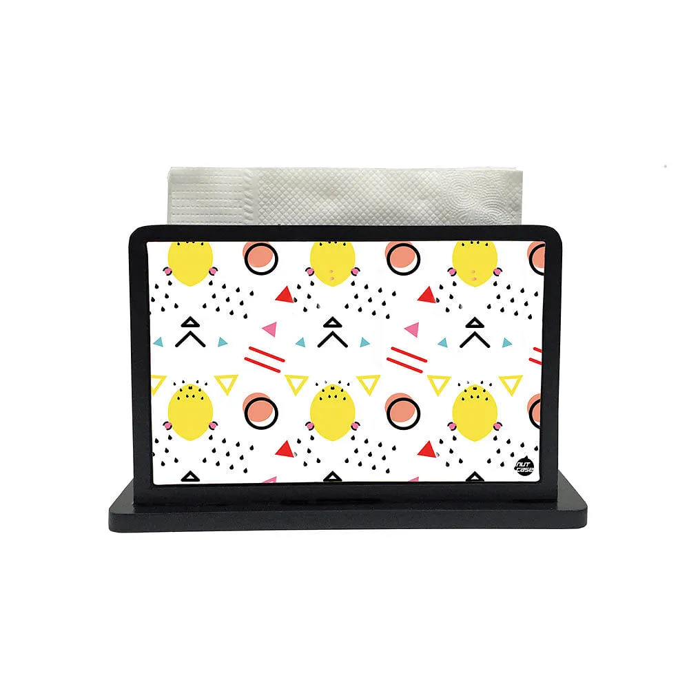 Tissue Holder Paper Napkin Stand - Yellow Elements