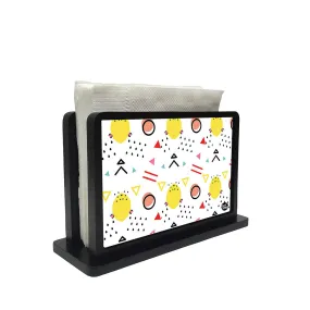Tissue Holder Paper Napkin Stand - Yellow Elements