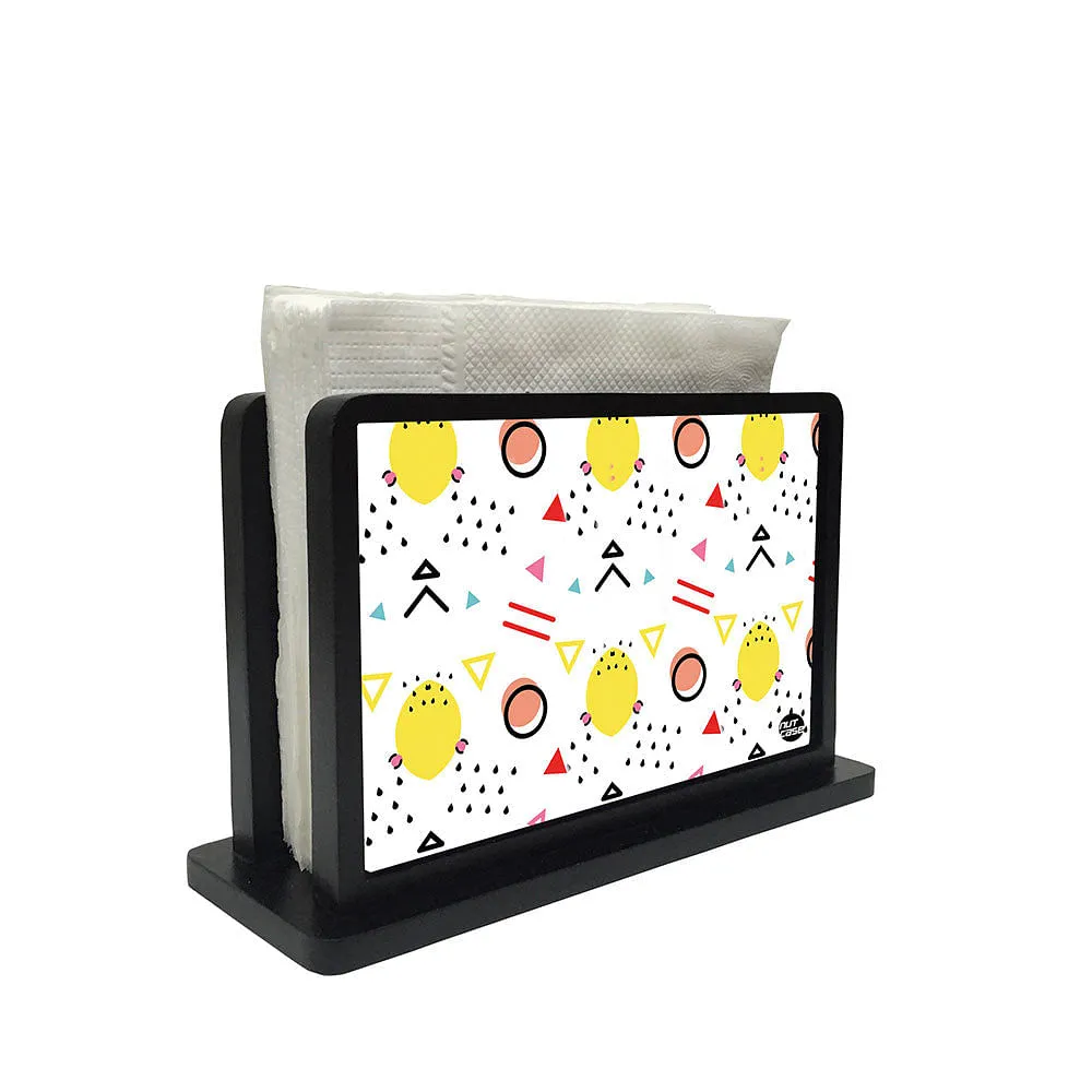 Tissue Holder Paper Napkin Stand - Yellow Elements