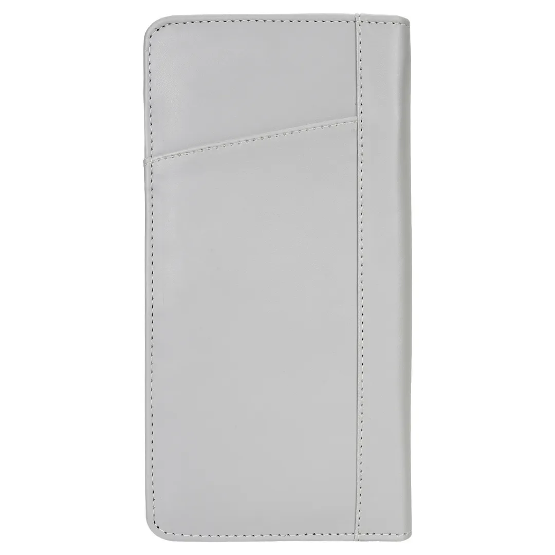Ultimate RFID Blocking Passport Organizer (Pearl Grey)