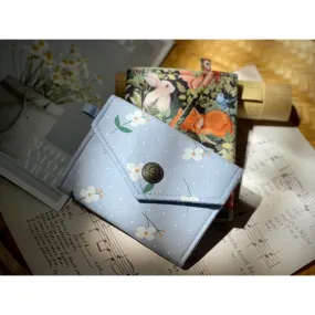 Vintage Tri-Fold Fabric Wallet, Eco-Friendly Muslin-Linen Design for Documents & IDs, Ideal Gift for Minimalist Fashion Lovers - Collection2
