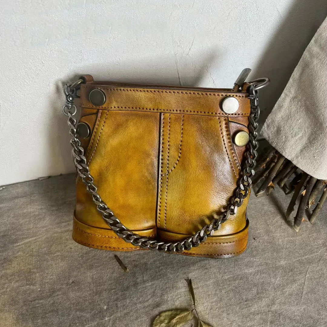 Vintage Womens Mini Shoulder Purse Black Side Bag