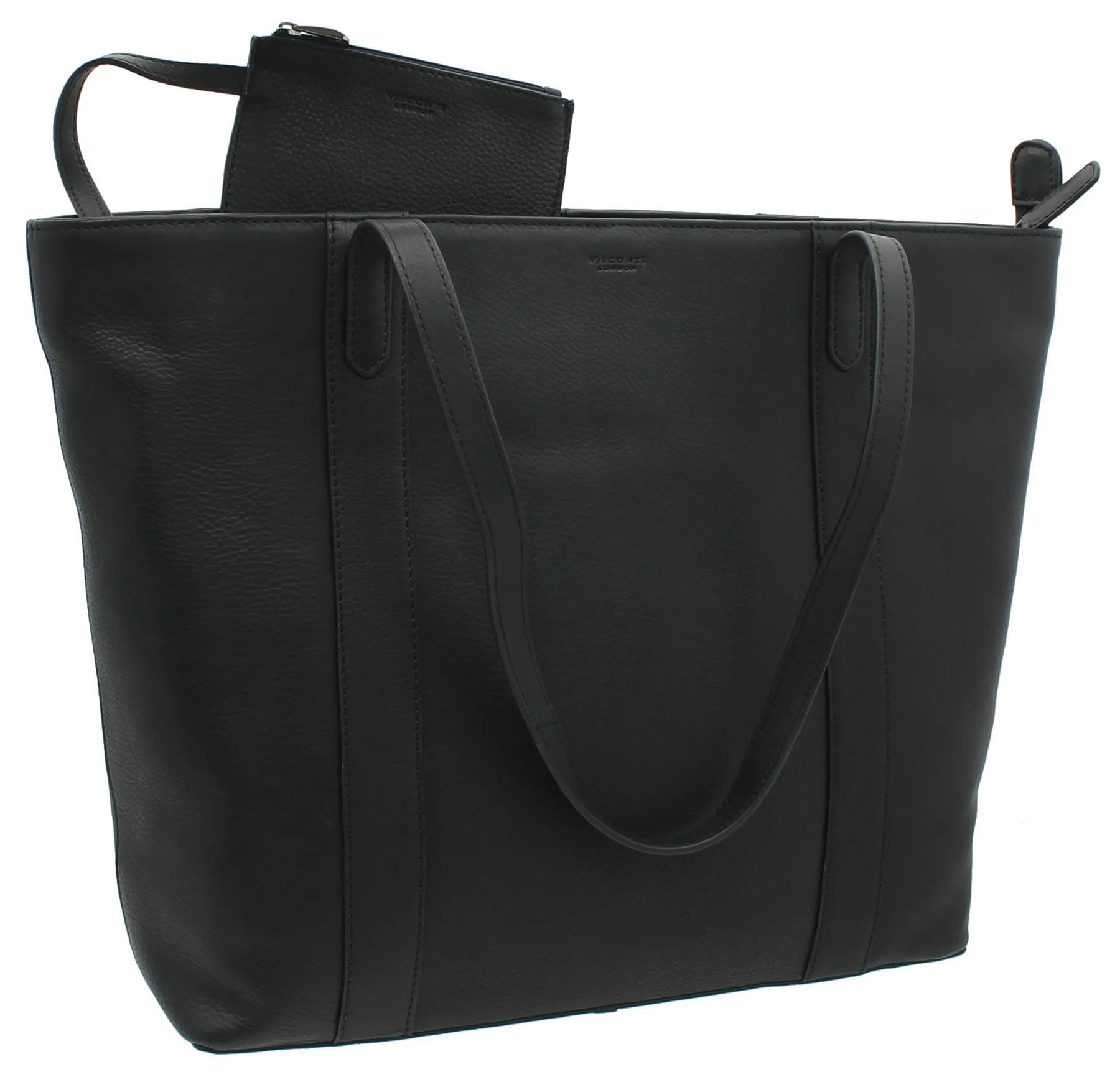 Visconti Platinum Collection Sofia 13in Laptop Leather Tote PLT20