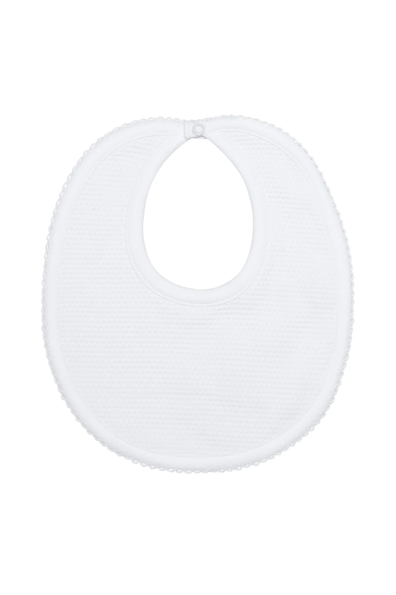 White Bubble Baby Bib